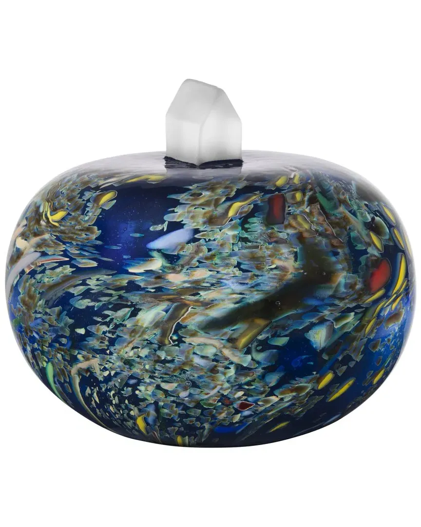 Earth My Universe Glass Art Object - Clear image