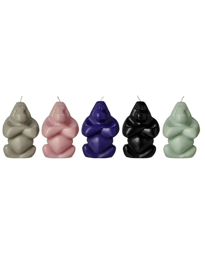 Set of 5 Gabba Gabba Candles - Multicolor image