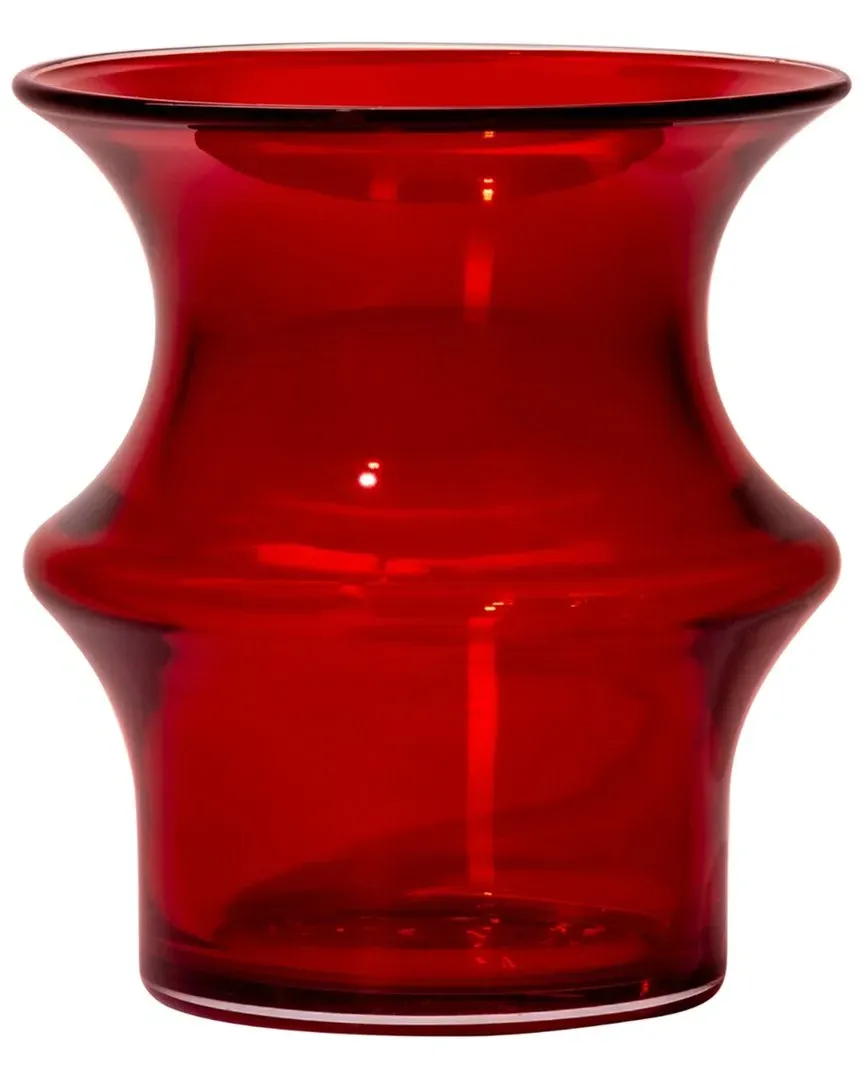 Small Pagod Vase - Red, Glass