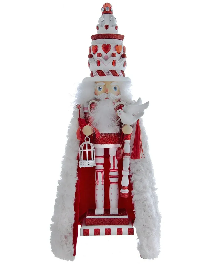 19.5-Inch Hollywood King Of Hearts Nutcracker - Red image