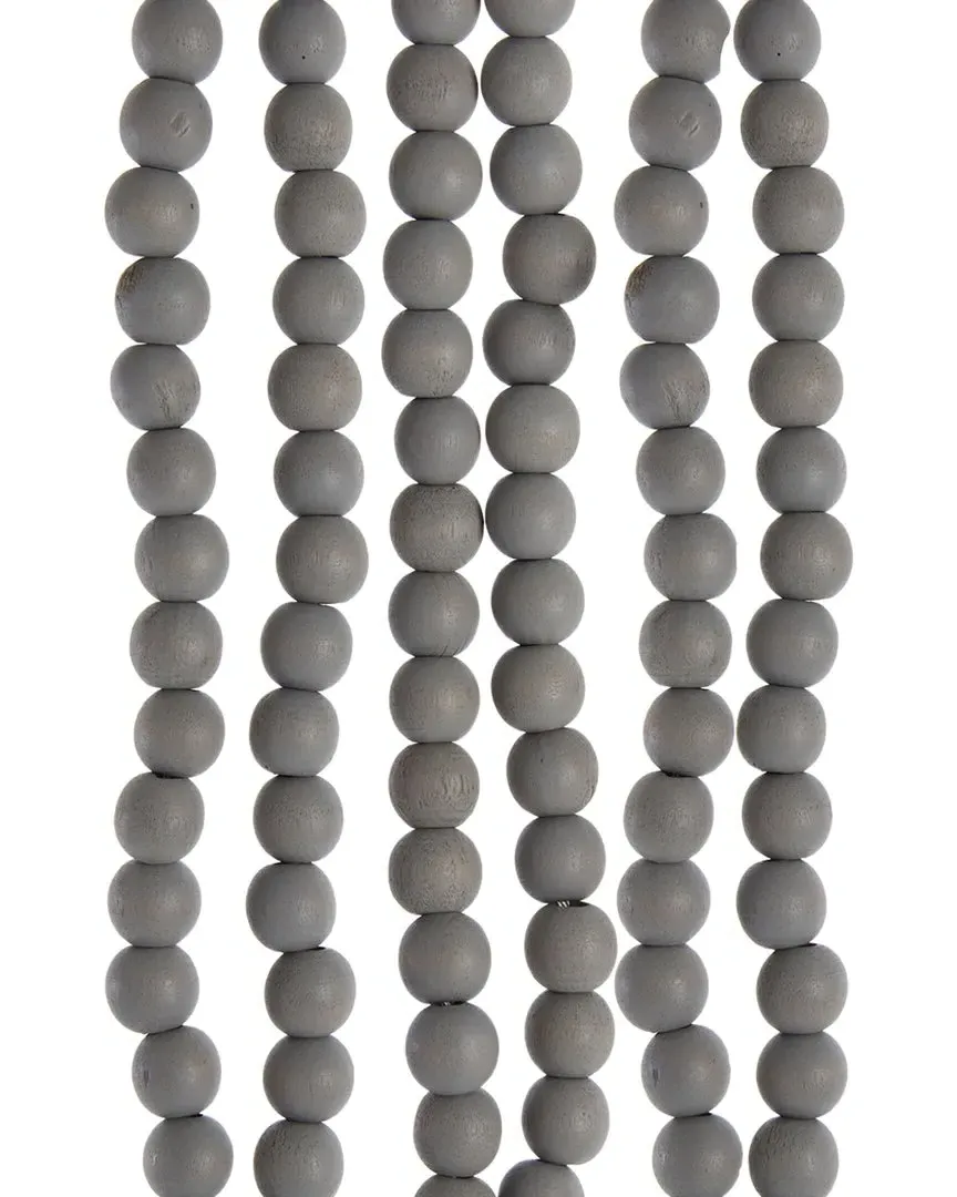 9ft Wooden Bead Garland - Multicolor image