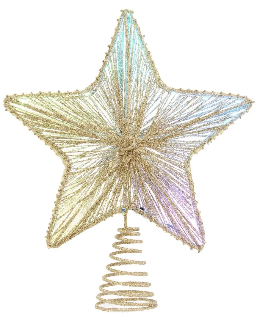 Kurt Adler 11.5-Inch LED Star Tree Topper - Gold image
