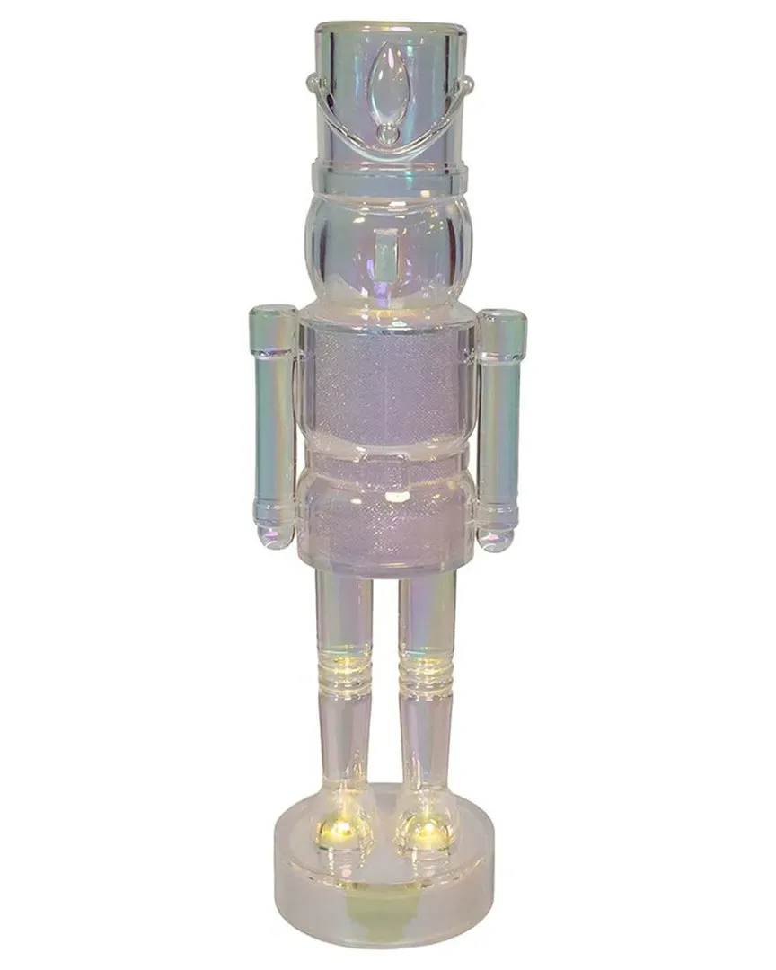 Kurt Adler 14.5-Inch Lighted Soldier Tablepiece - Iridescent image