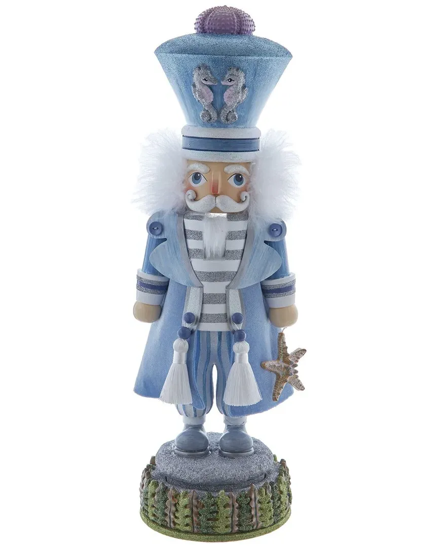 Kurt Adler 18-Inch Hollywood Nutcrackers Nautical Nutcracker - Blue image