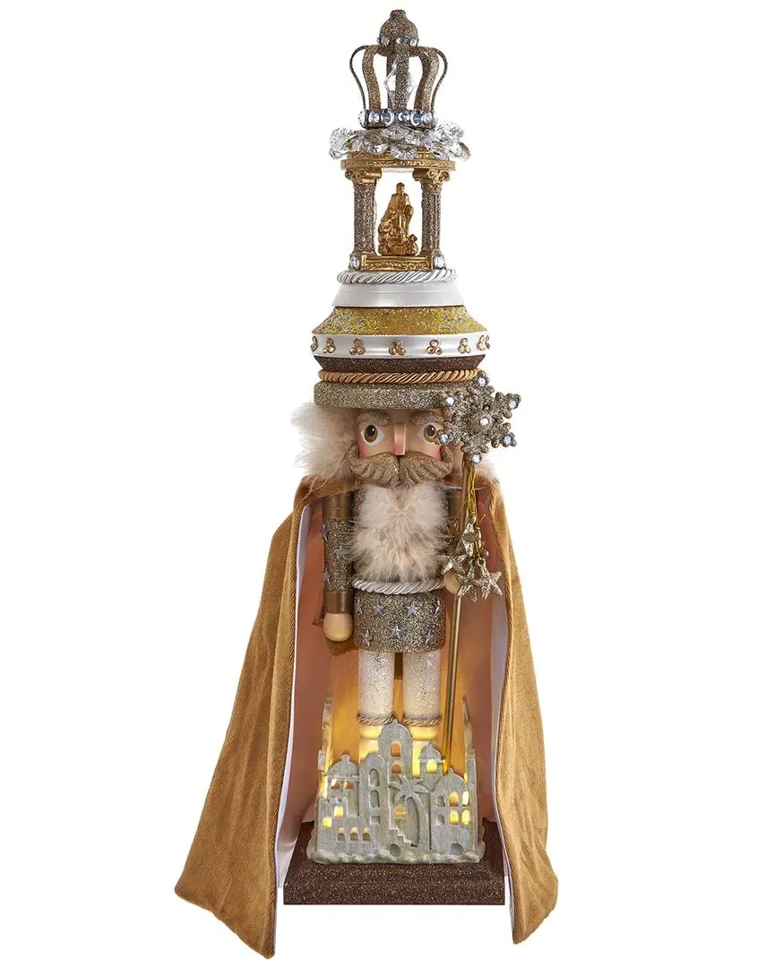 Kurt Adler Battery Operated 19.5-Inch Hollywood Nutcracker - Gold image
