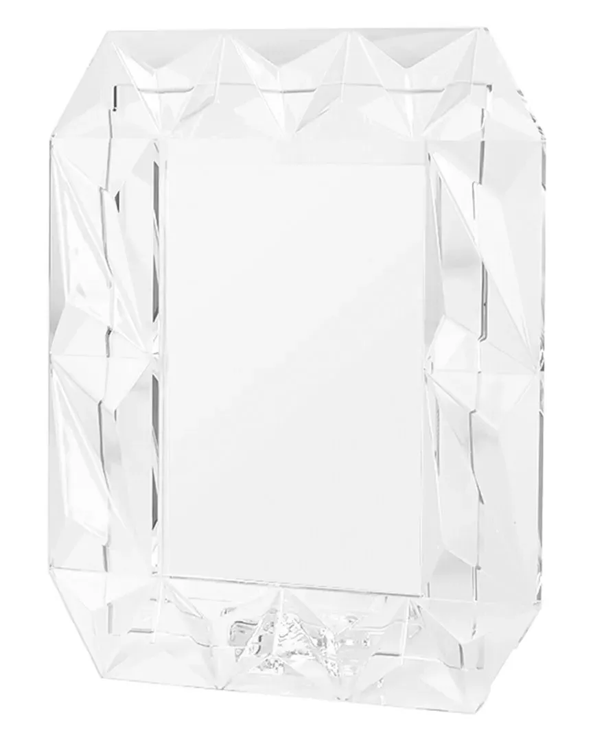Geo 4x6 Photo Frame - Clear, Crystal Glass image