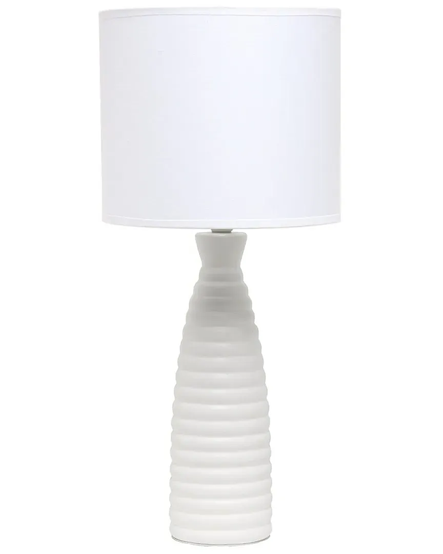 Alsace Bottle Table Lamp - Off-White, Ceramic image