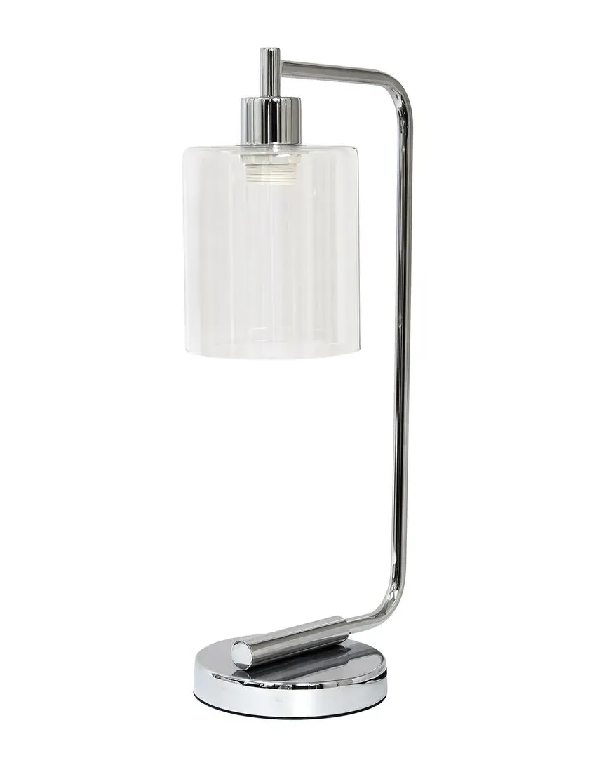 Iron Desk Lamp - Chrome, Glass image