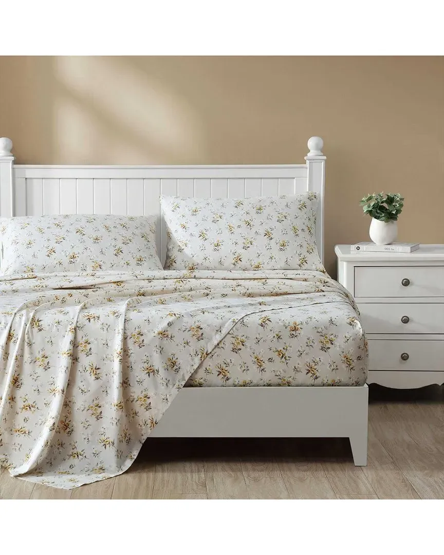 300 Thread Count Little Darlings Cotton Sateen Sheet Set - Cream