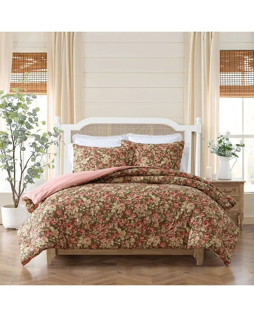 Bloomsbury Comforter Set - Chocolate Brown, Cotton image