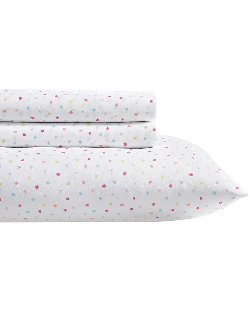 Confetti Ultra Soft Sheet Set - White, Polyester