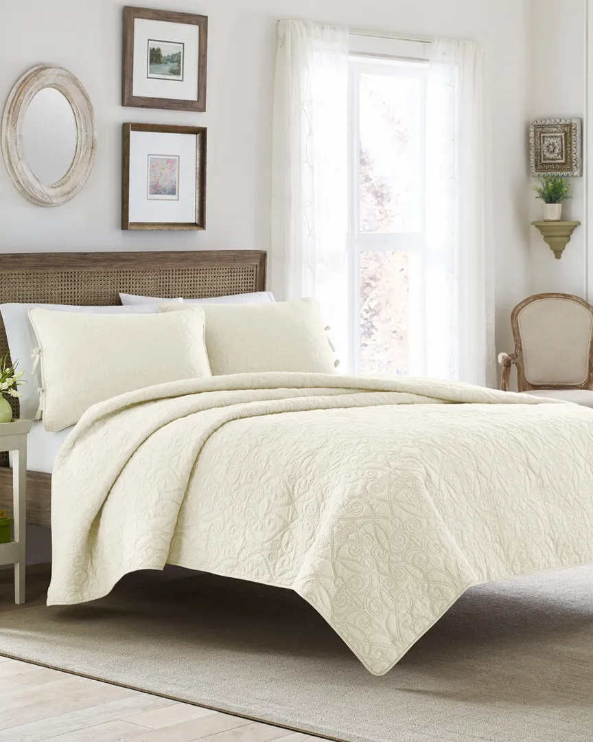 Felicity Quilt Set - Ivory, Cotton
