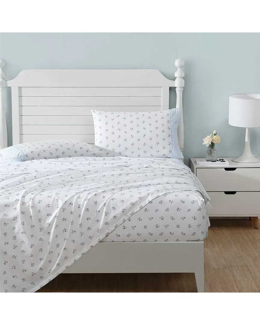 Harperette 200 Thread Count Percale Sheet Set - Pink