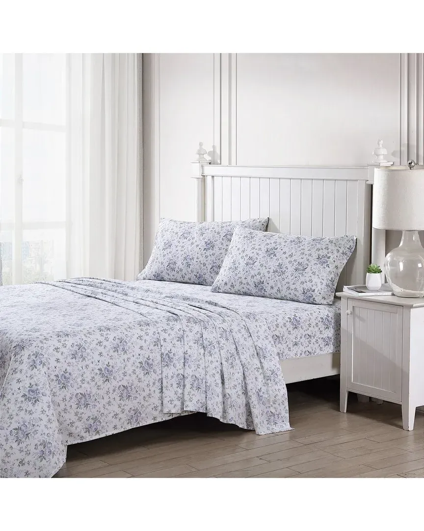 Lilian Cotton 300TC Sateen Sheet Set - Purple