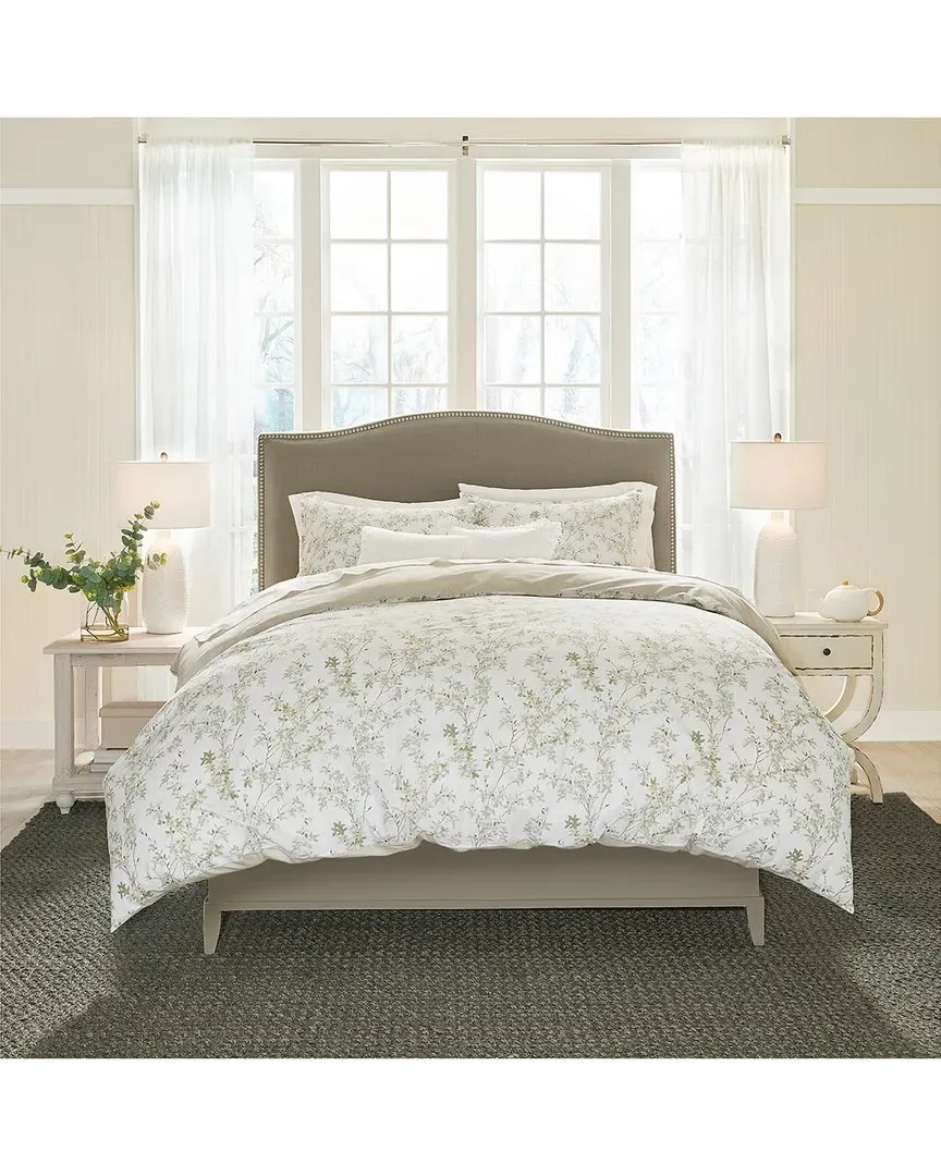 Lindy 3-Piece Duvet Set - Light Green, Cotton