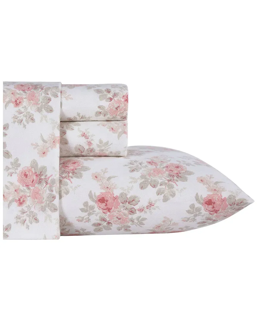 Lisalee Sheet Set - Light Pink, Cotton Flannel image