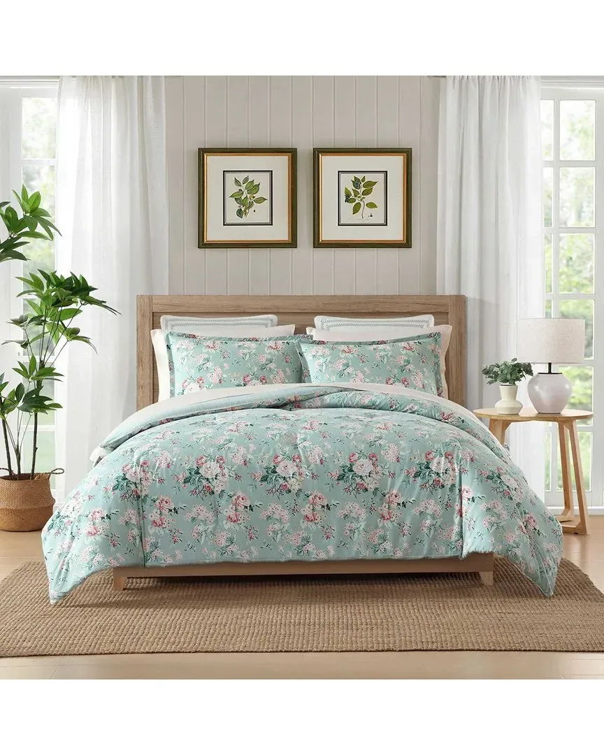Rosemoore Face Comforter Set - Teal, Cotton