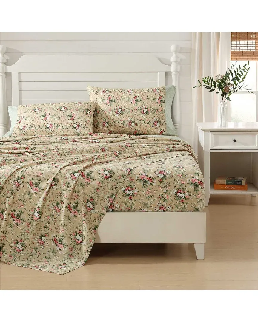 Serene Dream 200 Thread Count Percale Sheet Set - Brown image