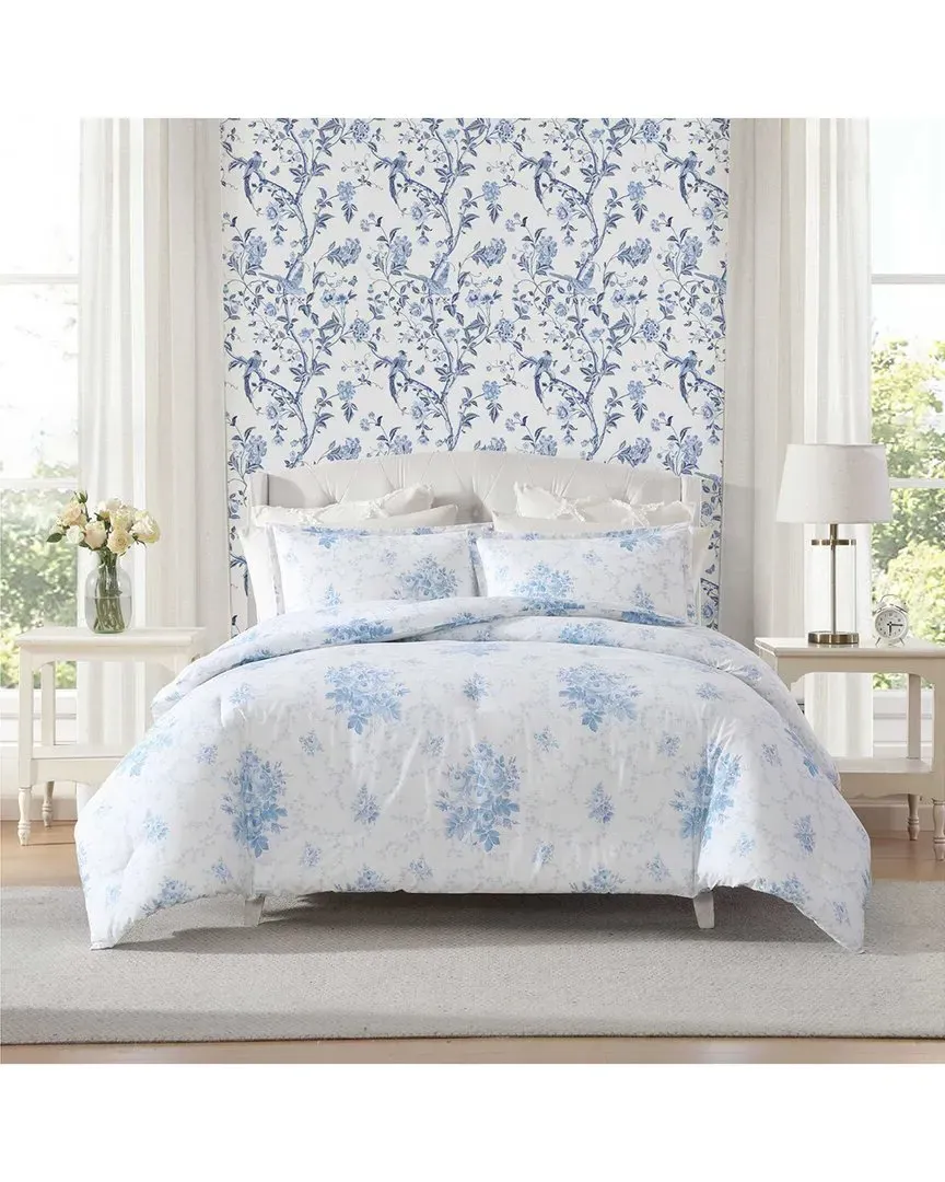 Sophia 200 Thread Count Cotton Duvet Set - Light Blue image