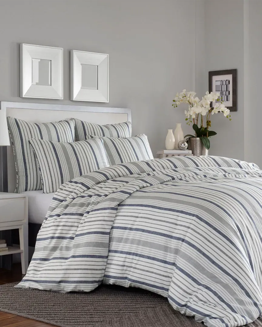 Stone Cottage Conrad Duvet Set - Gray, Cotton image