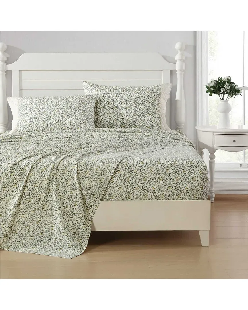 Tierney 200 Thread Count Percale Sheet Set - Yellow