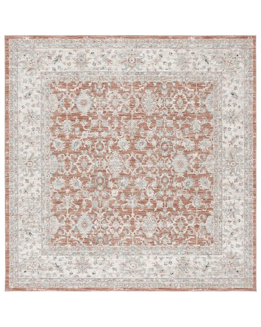 Power Loomed Rug - Rust