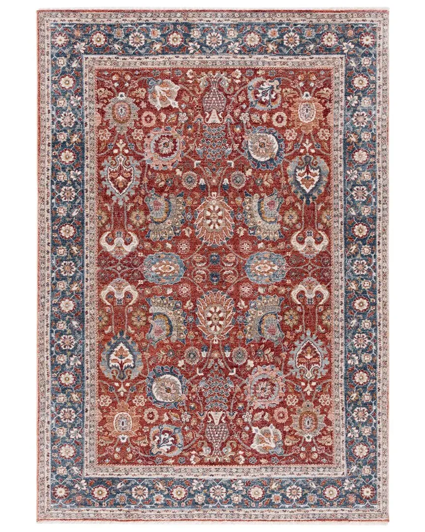 Power Loomed Spacedyed Rug - Red, Polyester