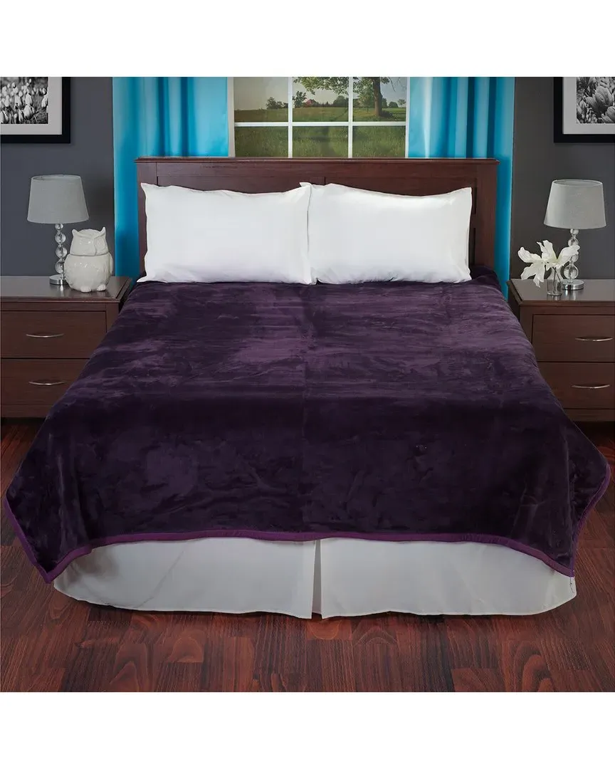 Faux Mink Weighted Blanket - Purple, Polyester