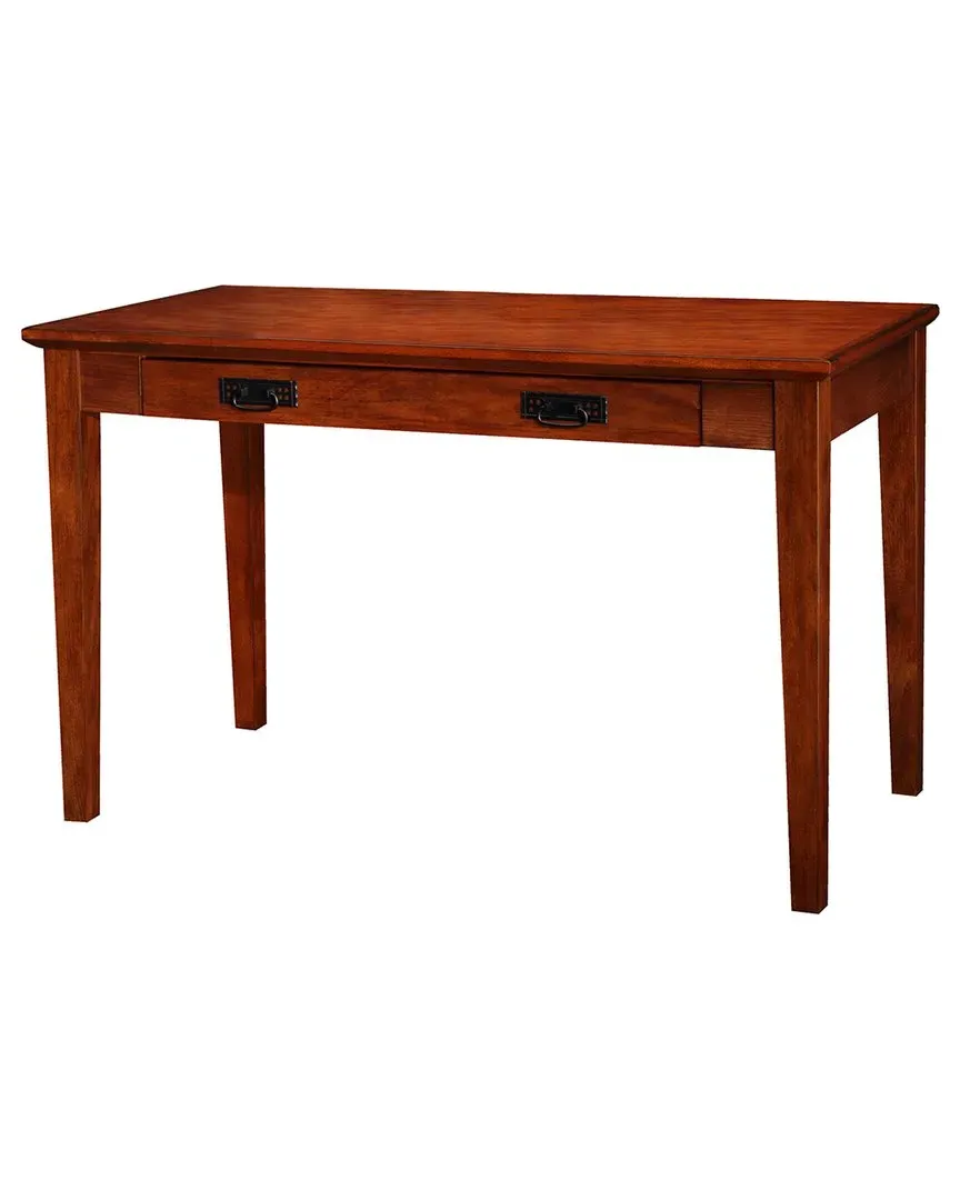 Mission Writing Computer Desk with Keyboard Drawer - Oak