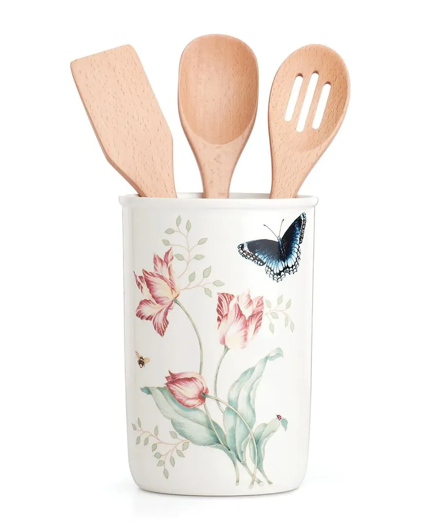 Butterfly Meadow 4Pc Utensil Holder Set - Multi image