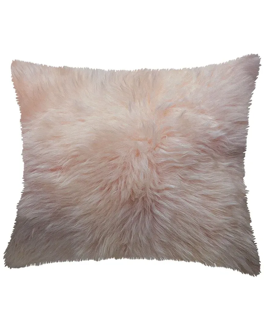 New Zealand Sheepskin Pillow - Blush image