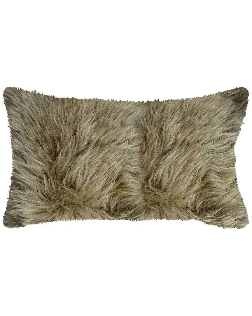 New Zealand Sheepskin Pillow - Taupe