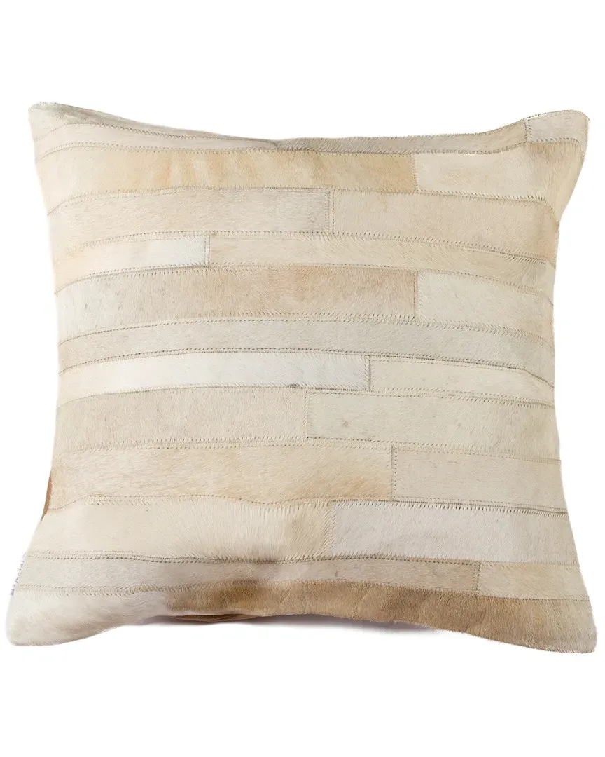 Torino Madrid Pillow - Natural, Cowhide image