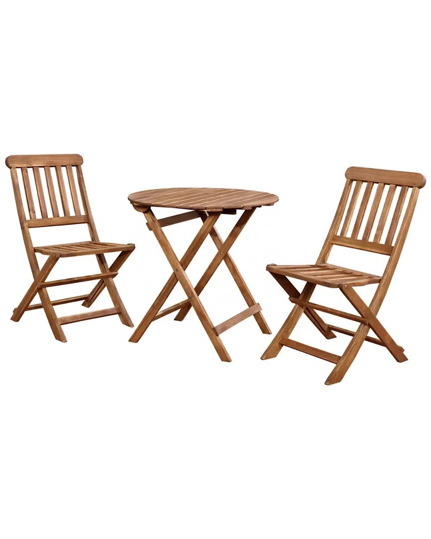 Catalan 3-Piece Cafe Set - Teak, Acacia Wood image