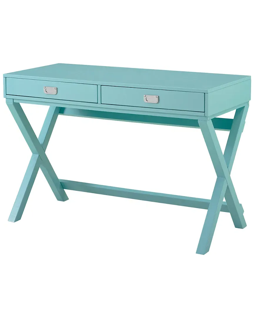 Peggy Writing Desk with Drawers - Blue