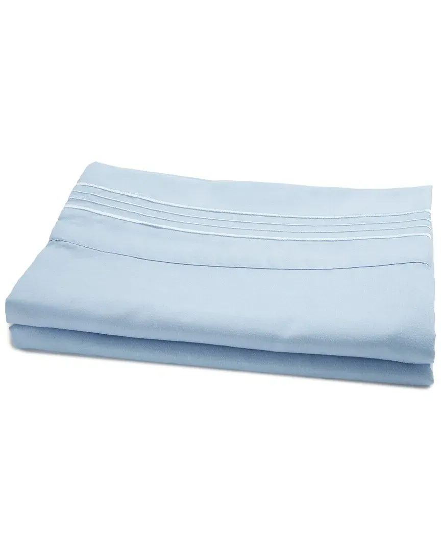 1800tc Brushed Microfiber Standard Pillowcase Set - Blue image