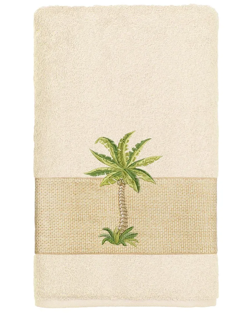 Colton Embellished Hand Towel - Cream, Turkish Cotton