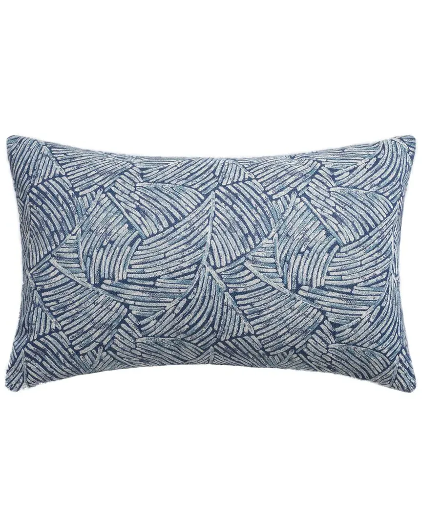 Swish Lumbar Pillow Cover - Blue, Polyester