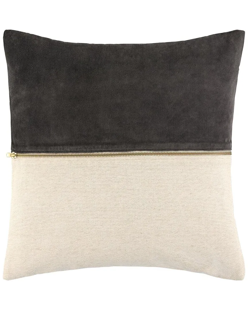 Galey Alix San Marco Accent Pillow - Charcoal, Cotton image