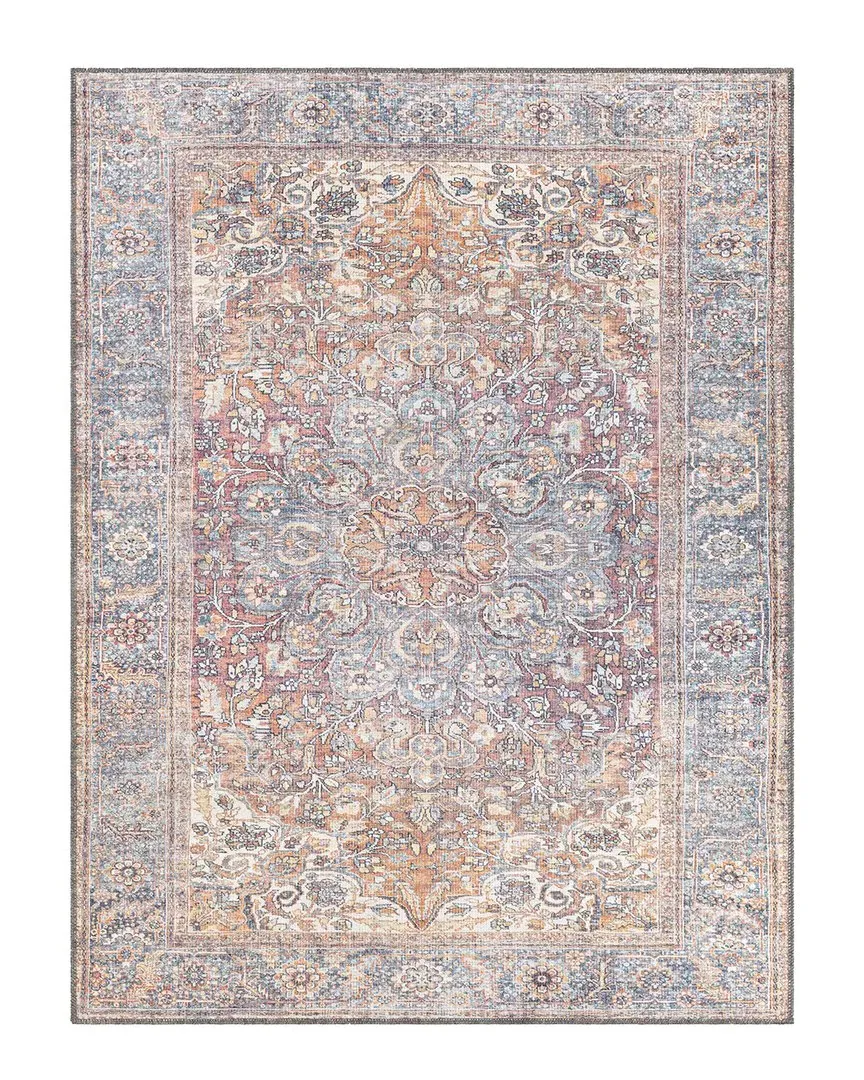 Surya Alanya Machine-Washable Rug - Blue image