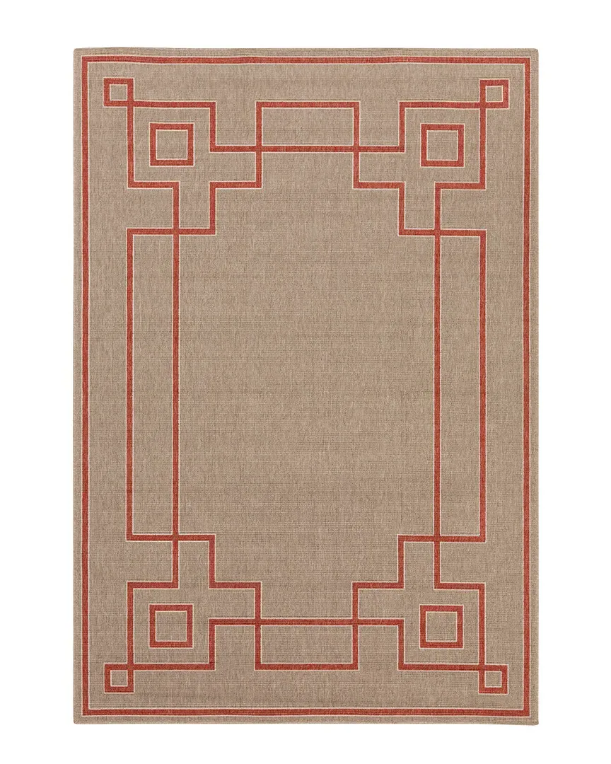 Surya Alfresco Indoor/Outdoor Rug - Rust