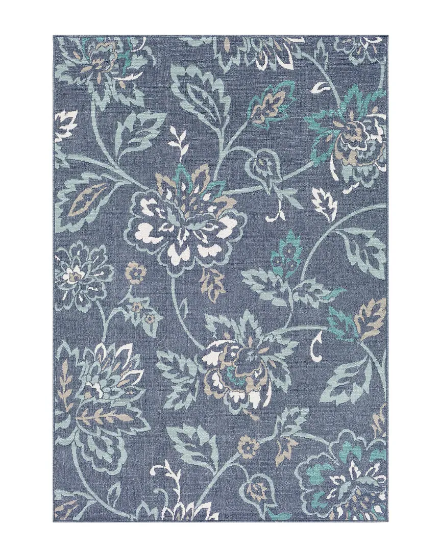 Surya Alfresco Machine Woven Rug - Charcoal, Olefin