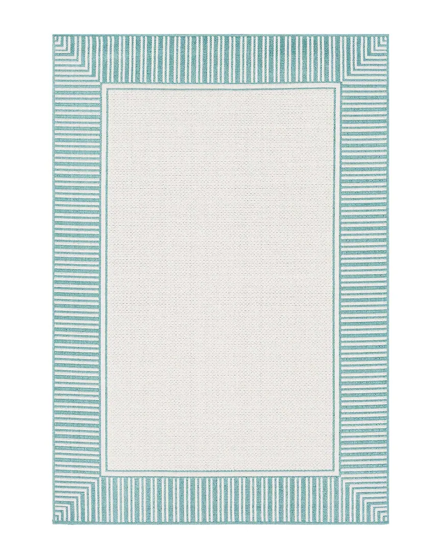Surya Alfresco Machine Woven Rug - Teal, Olefin