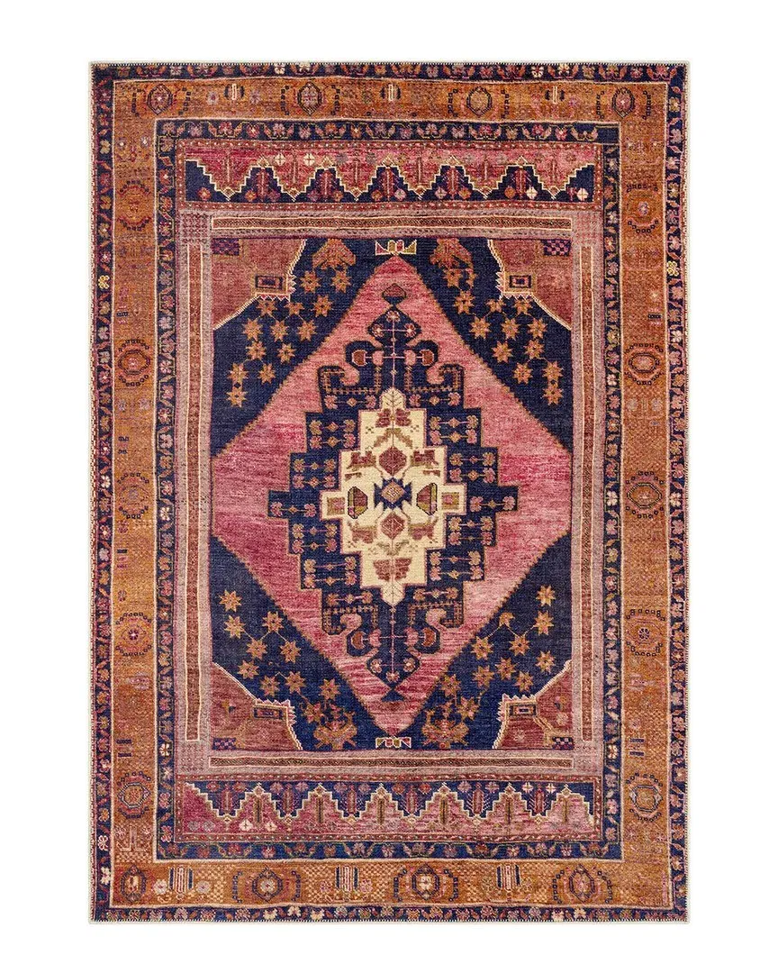 Surya Amelie Machine Washable Rug - Blue, Chenille-Polyester image