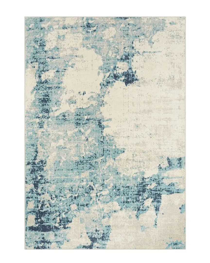 Surya City Light Rug - Aqua, Polypropylene image