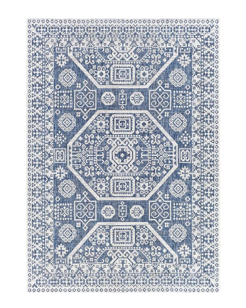 Surya Eagean Rug - Blue, Polypropylene