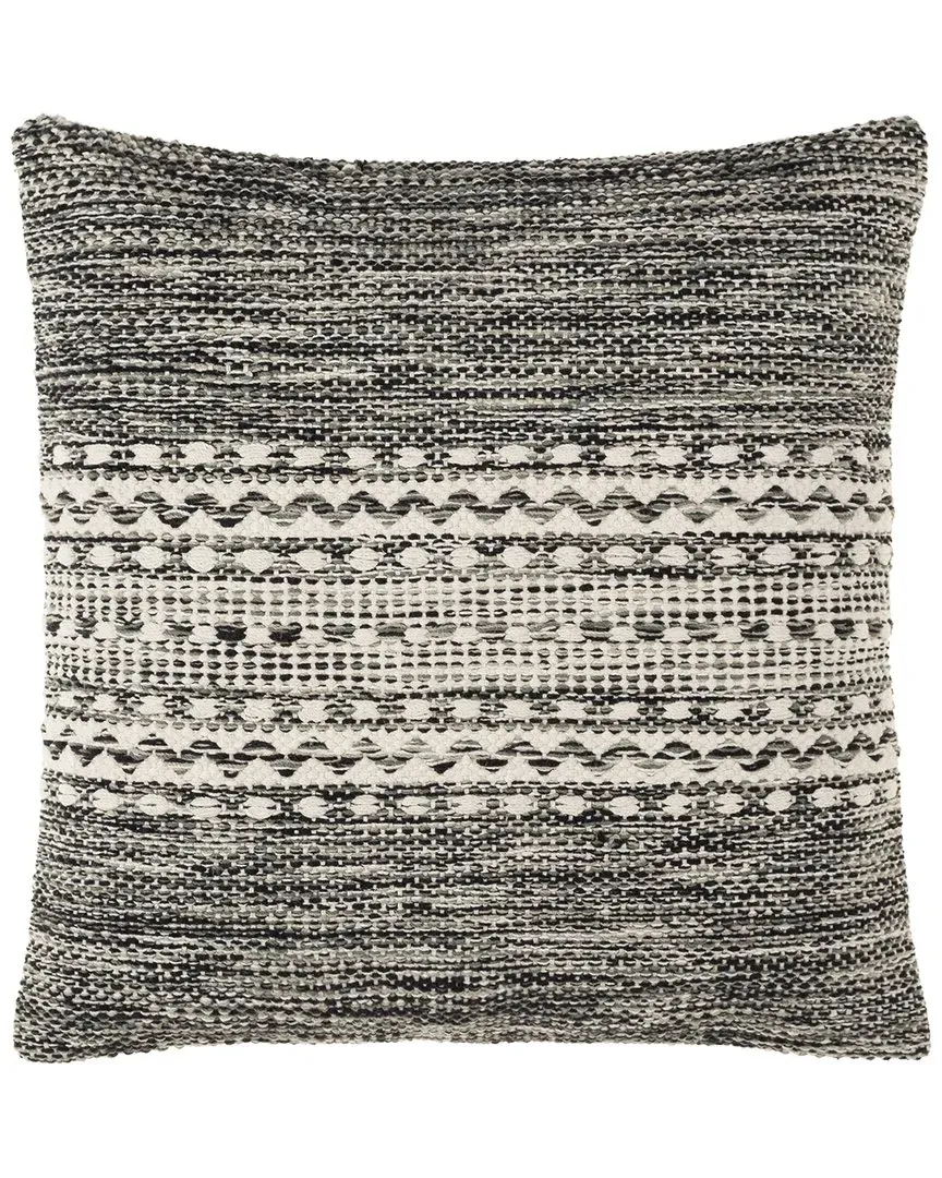 Surya Ethan Down Pillow - Black, Cotton