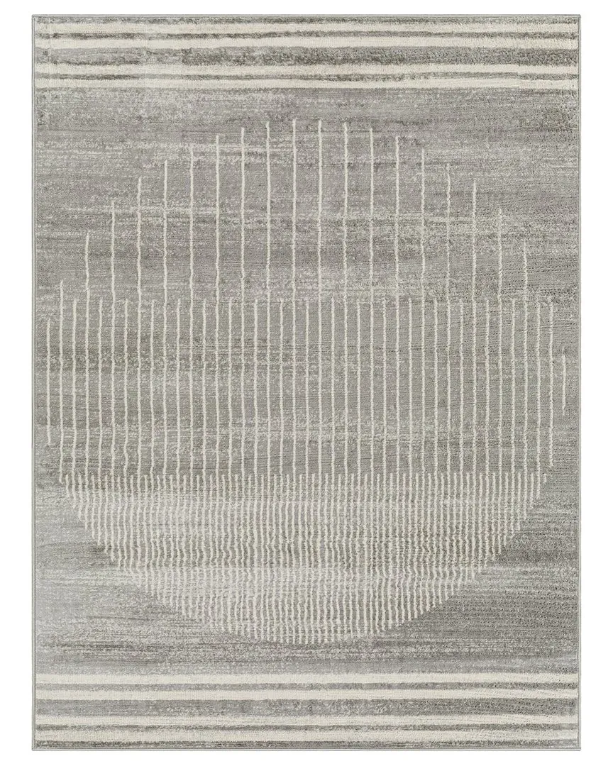 Surya Floransa Rug - Gray, Polypropylene