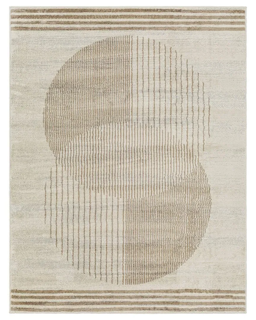 Surya Floransa Rug - Ivory, Polypropylene