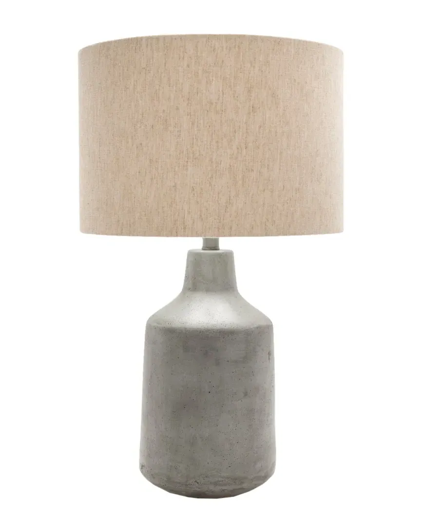 Surya Foreman Table Lamp - Grey, Resin